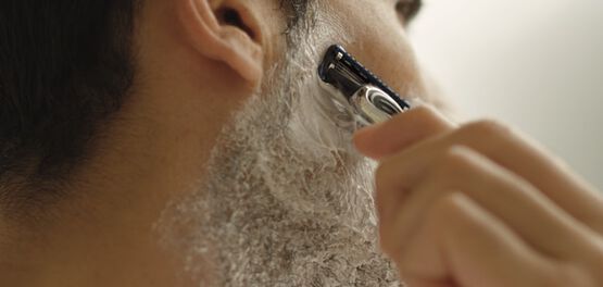 afeitado barba