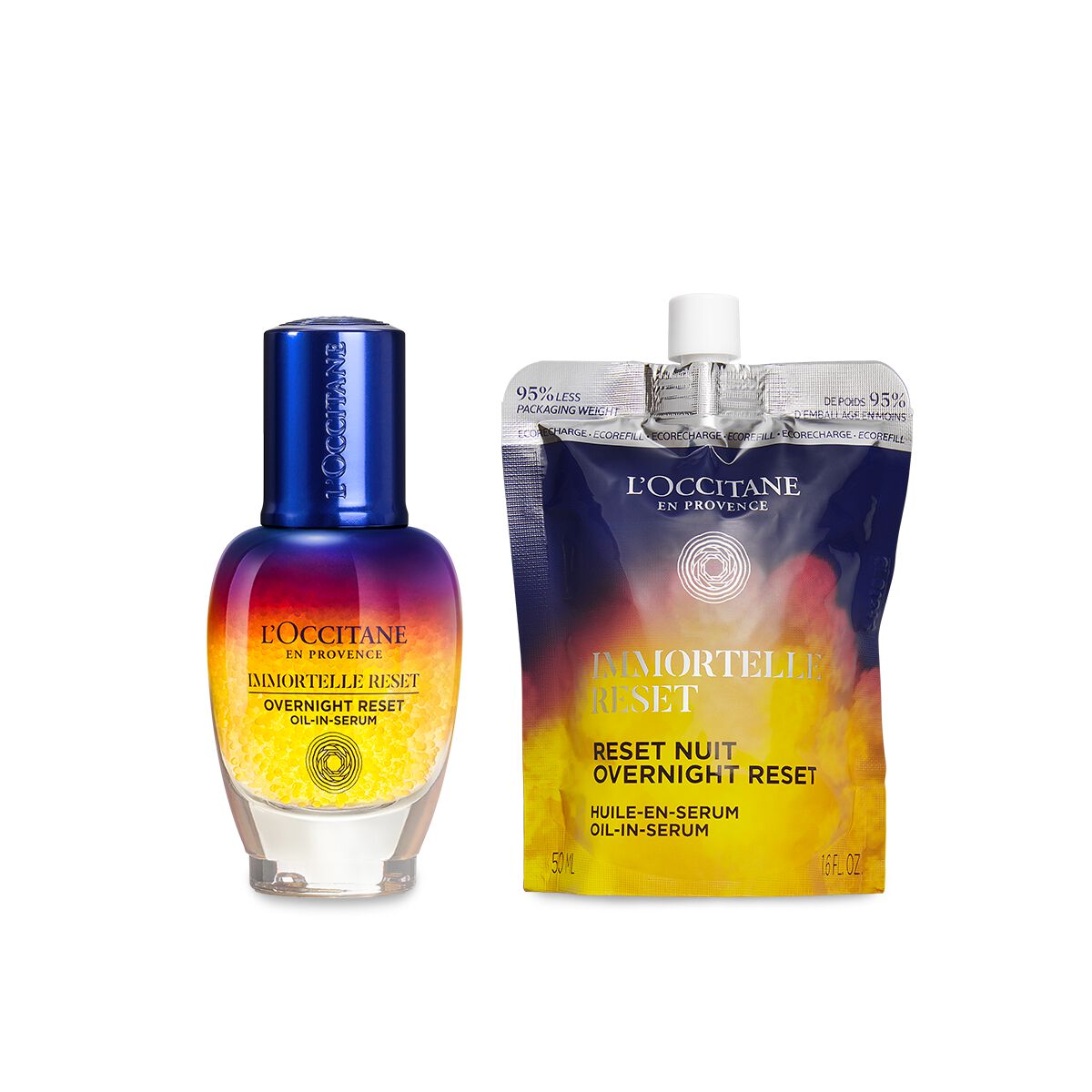 Dúo Sérum Reset Siempreviva 30ml y su Recarga de 50ml. 80 - L'Occitane en Provence