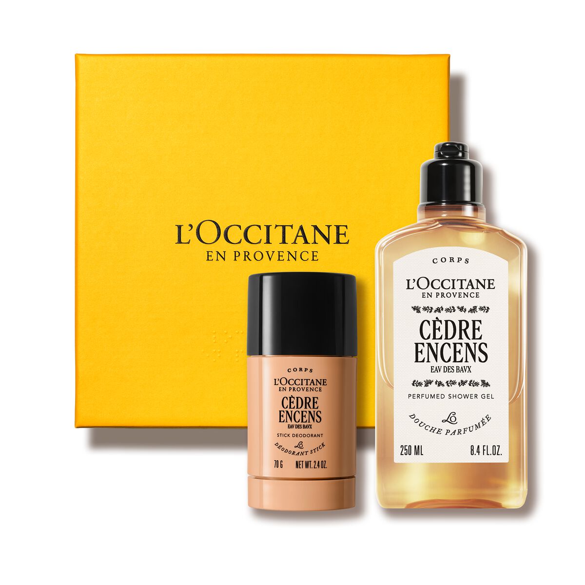 Dúo Gel de Ducha y Desodorante Cèdre Encens - L'Occitane en Provence