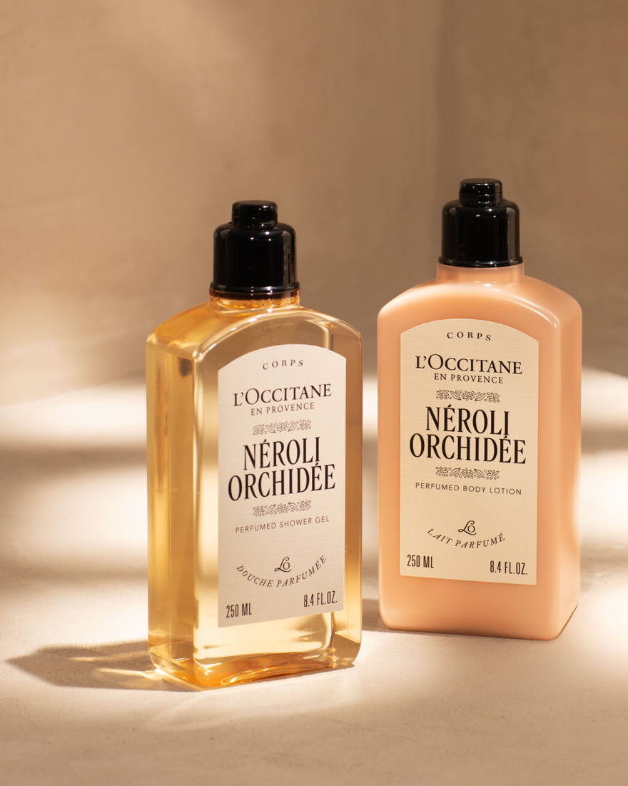 Vista 3/4 de Gel de Ducha N&eacute;roli & Orchid&eacute;e, , RECT