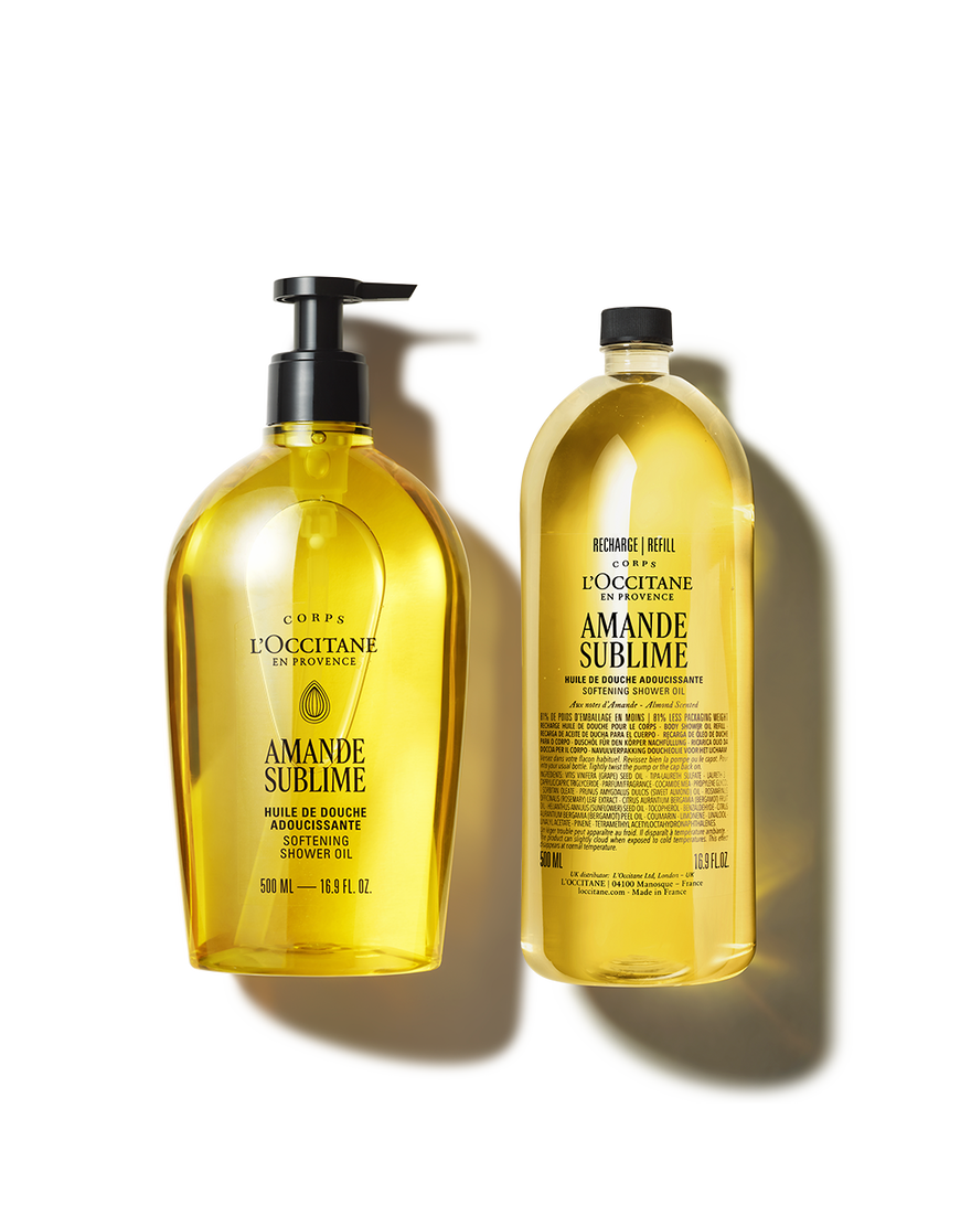 Vista 1/1 de D&uacute;o Aceite de Ducha Almendra 500ml y su Recarga, , RECT