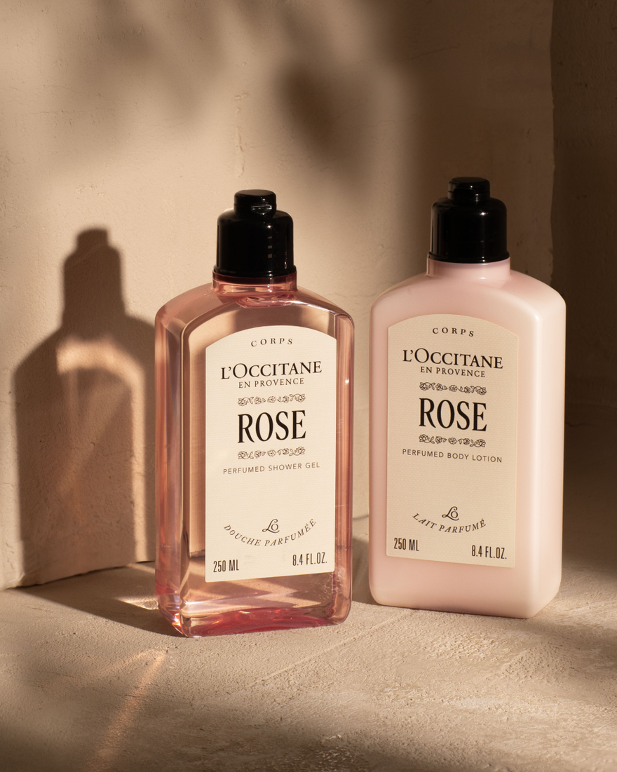 Vista 3/4 de Leche de Cuerpo Rose, , RECT