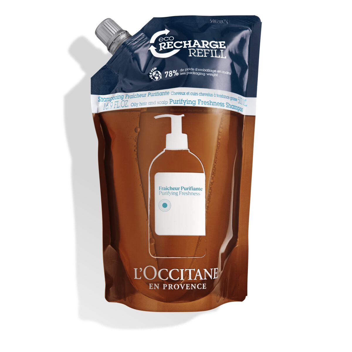 Recarga Champú Frescor Revitalizante Aromacología 500ml - L'Occitane en Provence