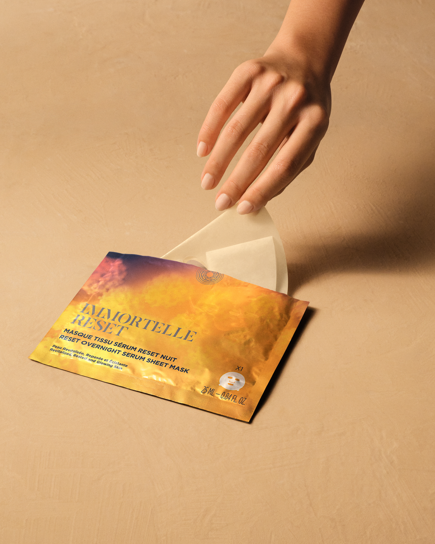 Vista 4/4 de Mascarilla de tejido S&eacute;rum Reset Siempreviva, , RECT