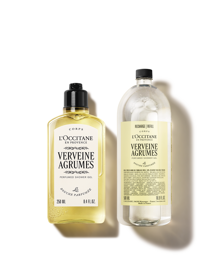 Vista 1/1 de D&uacute;o Gel de Ducha Verveine Agrumes 250ml y su Recarga de 500ml, , RECT