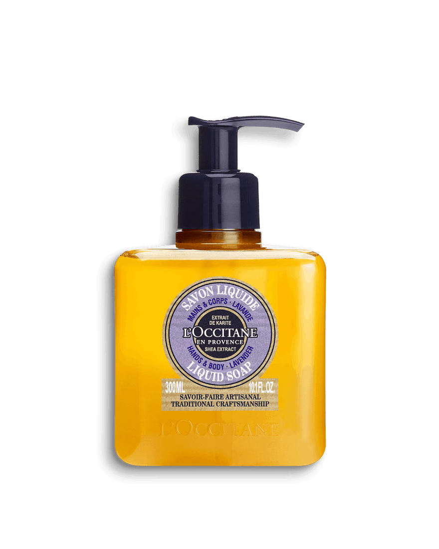 Jab&oacute;n l&iacute;quido de manos y cuerpo Karit&eacute; Lavanda 300 ml | L&rsquo;Occitane en Provence