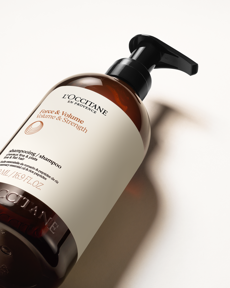Vista 2/3 de Champ&uacute; Fuerza & Volumen Aromacolog&iacute;a, , RECT