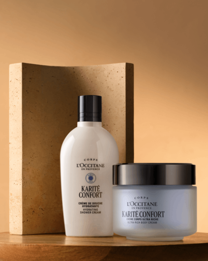 Vista 3/4 de Crema de Ducha Ultra Rica Karit&eacute;, , RECT