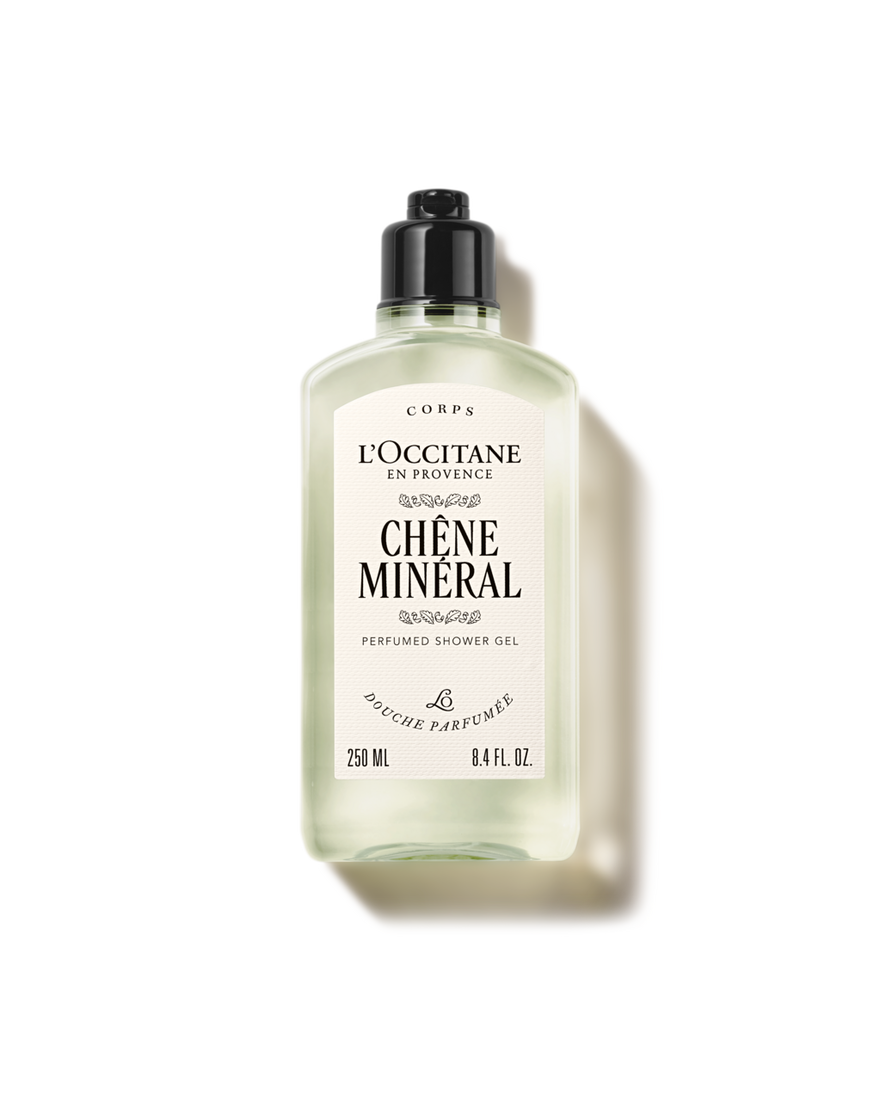 Gel de ducha perfumado Ch&ecirc;ne Min&eacute;ral 250 ml | L&rsquo;Occitane en Provence