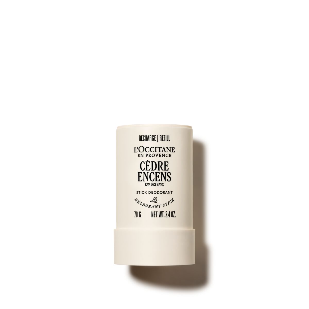 Recarga Desodorante en stick Cèdre Encens 70g 75g - L'Occitane en Provence