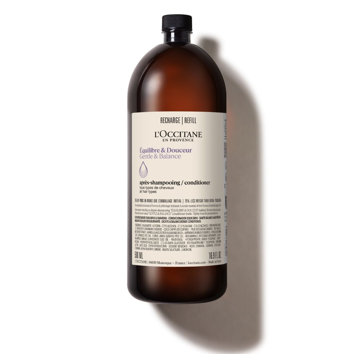 Recarga Acondicionador Equilibrio & Suavidad Aromacología 500ml - L'Occitane en Provence