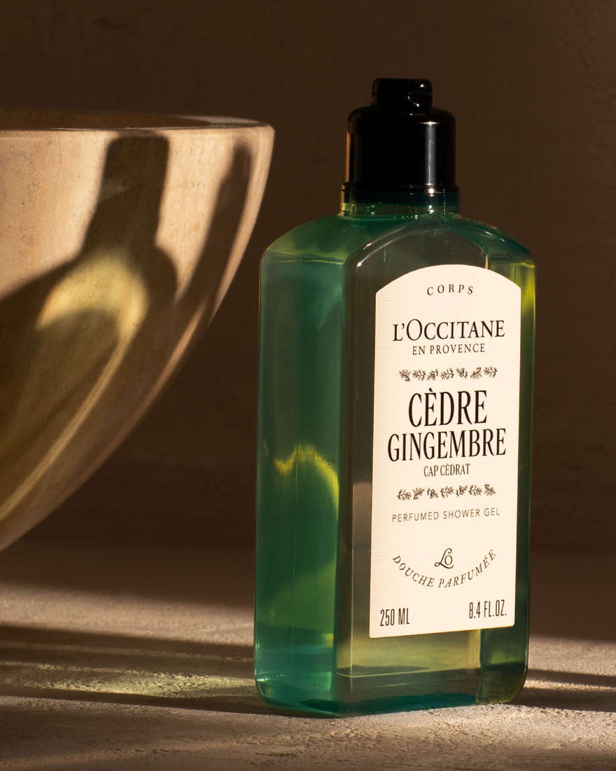 Vista 3/5 de Gel de ducha C&egrave;dre Gingembre (Cap C&eacute;drat), , RECT