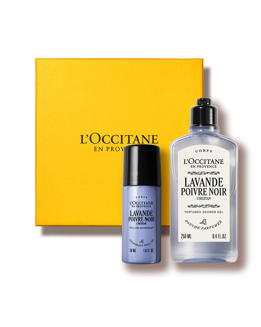D&uacute;o Gel de Ducha y Desodorante Lavande Poivre Noir | L&rsquo;Occitane en Provence