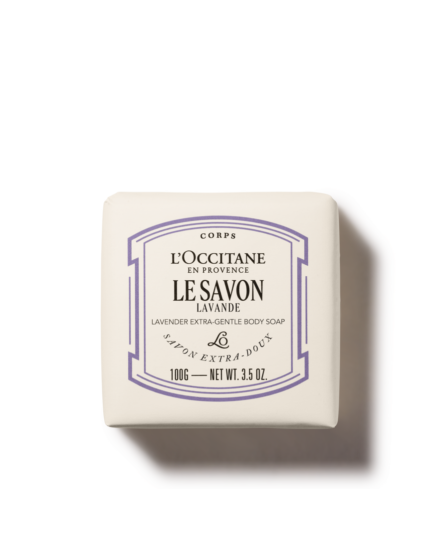 Jab&oacute;n Extra Suave Karit&eacute; Lavanda 100 gr | L&rsquo;Occitane en Provence