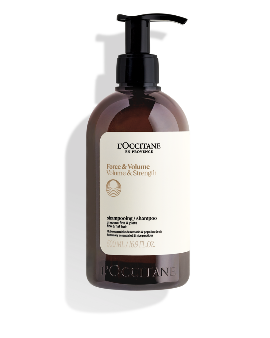 Vista 1/3 de Champ&uacute; Fuerza & Volumen Aromacolog&iacute;a, , RECT