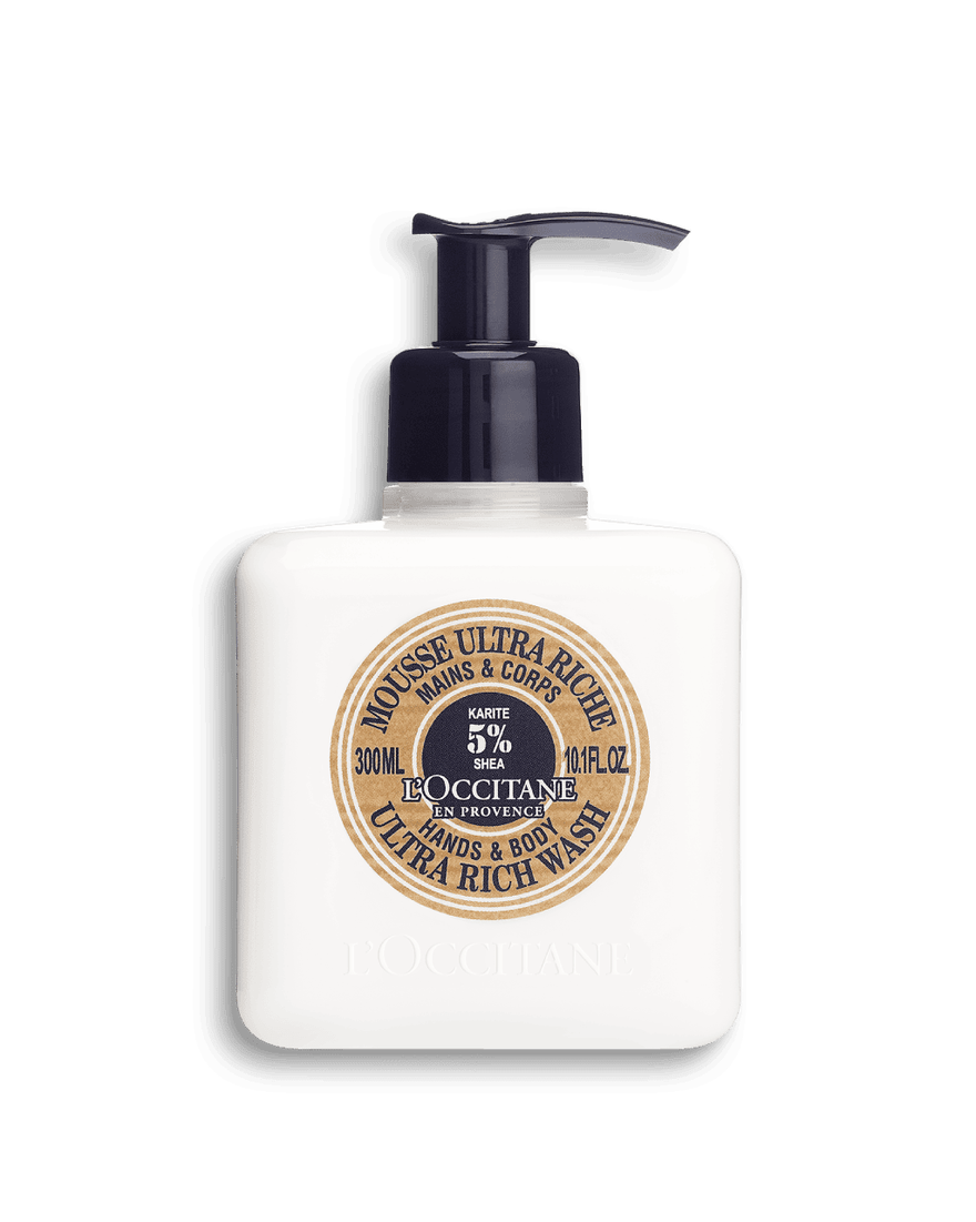 Espuma Manos y Cuerpo Ultra Rica Karit&eacute; 300 ml | L&rsquo;Occitane en Provence