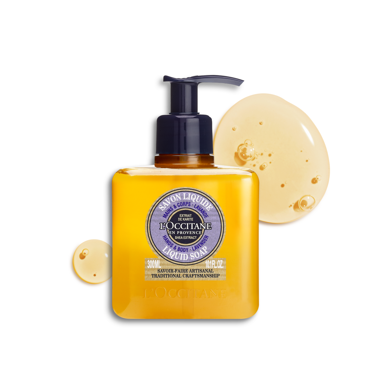 Vista 1/2 de Jabón líquido de manos y cuerpo Karité Lavanda 300ml, , large