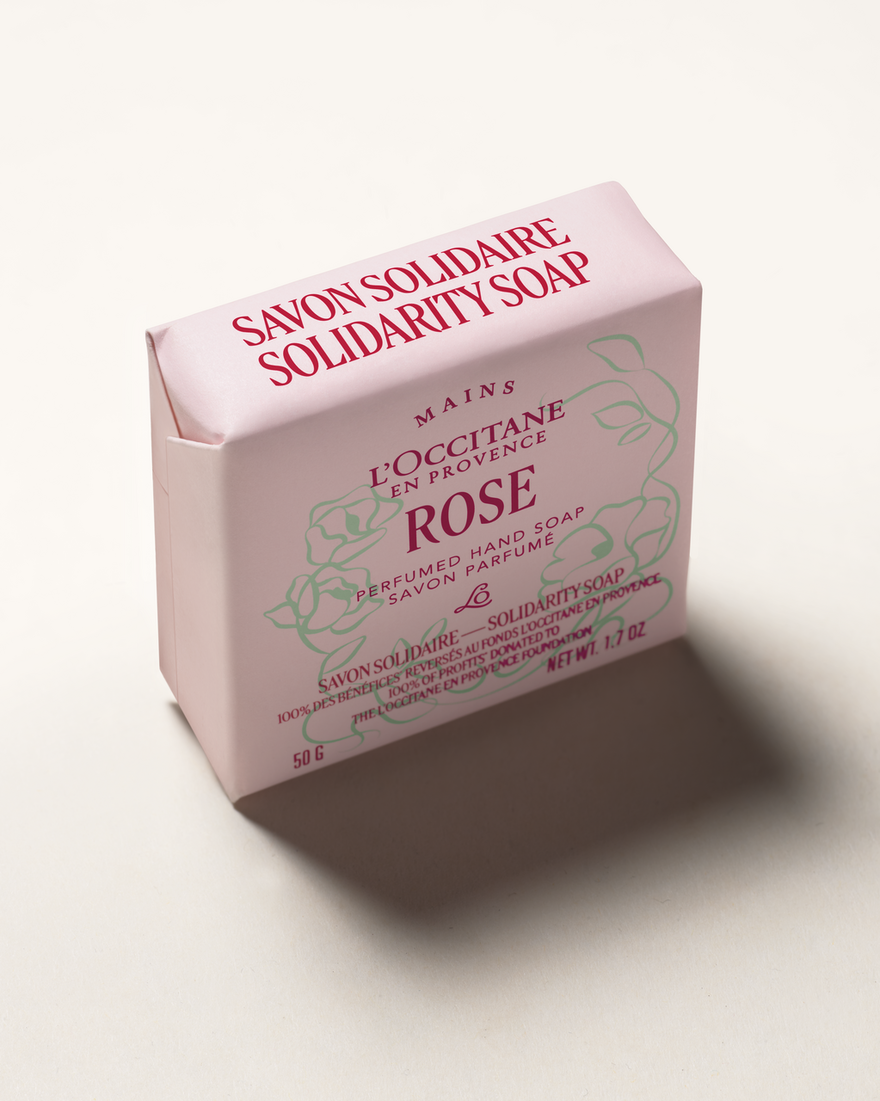 Vista 2/2 de Jab&oacute;n Solidario Perfumado Rosa, , RECT