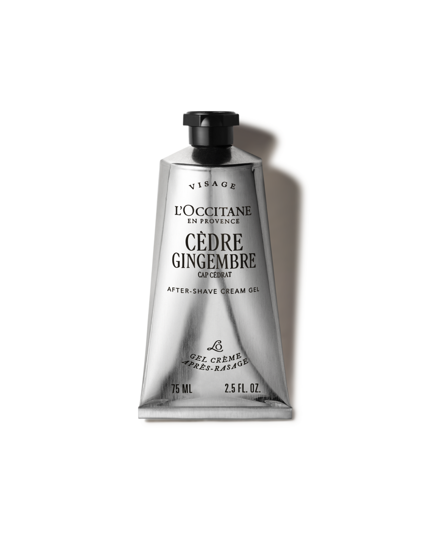 Gel Crema Aftershave C&egrave;dre Gingembre (Cap C&eacute;drat) 75 ml | L&rsquo;Occitane en Provence