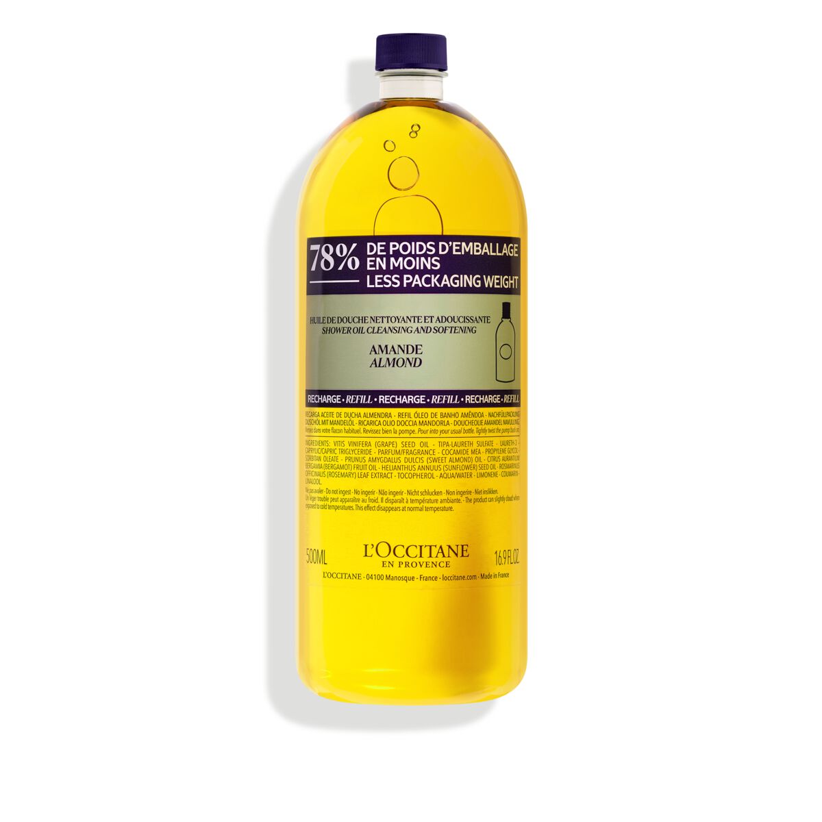 Recarga aceite de ducha Almendra 500ml - L'Occitane en Provence