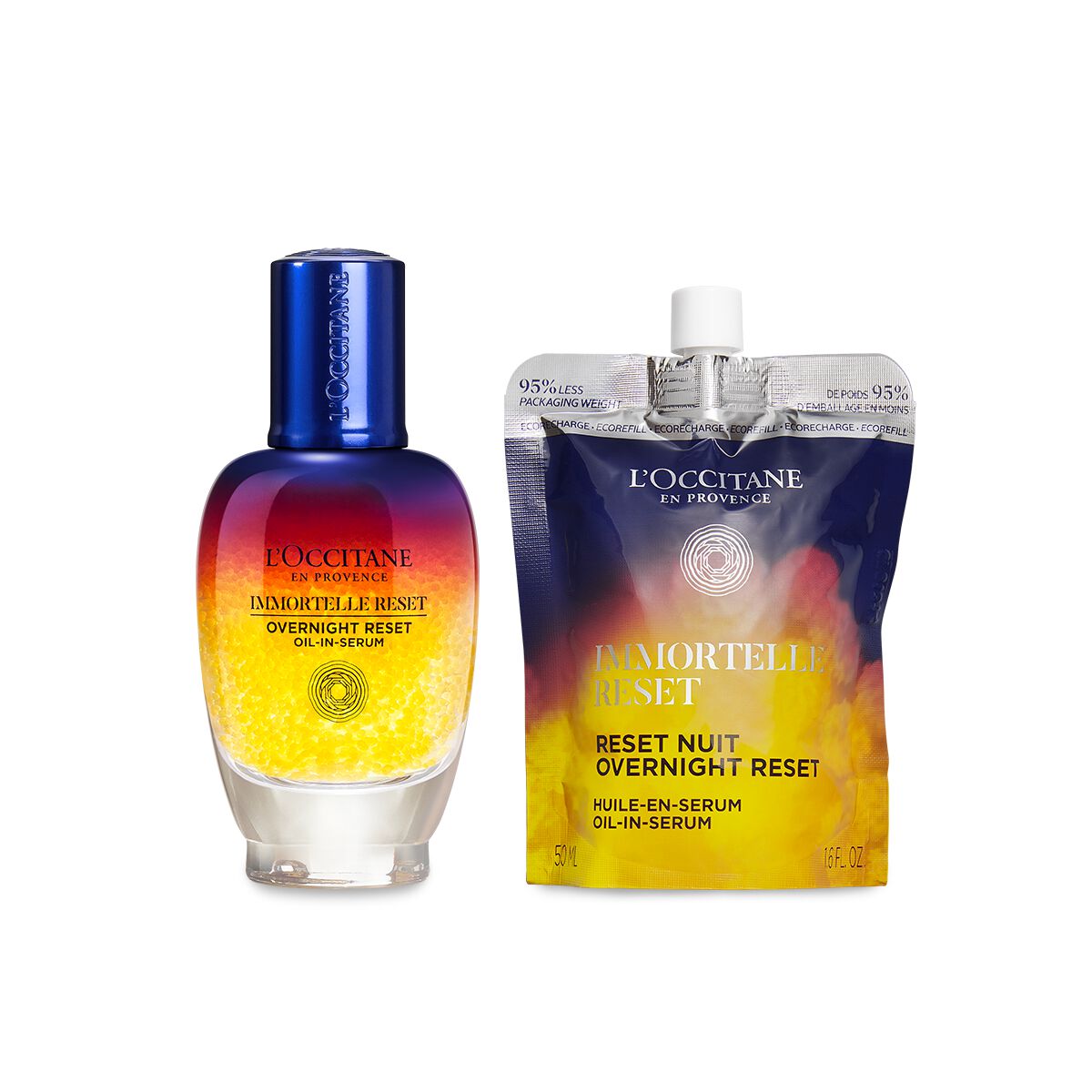Dúo Sérum Reset Siempreviva 50ml y su Recarga de 50ml. 100 - L'Occitane en Provence