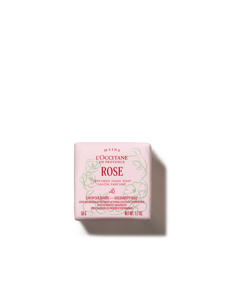 Vista 1/2 de Jab&oacute;n Solidario Perfumado Rosa, , RECT