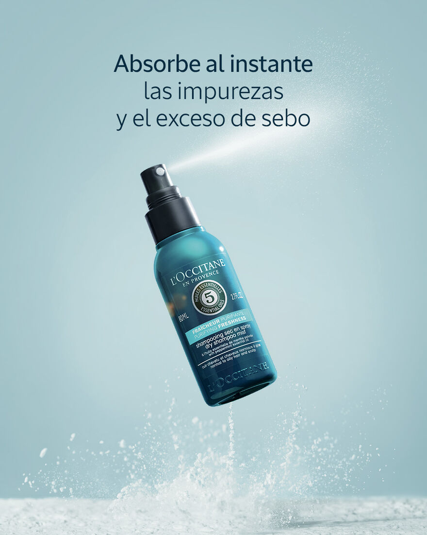 Vista 2/6 de Champ&uacute; Seco en Spray Frescor Revitalizante Aromacolog&iacute;a, , RECT