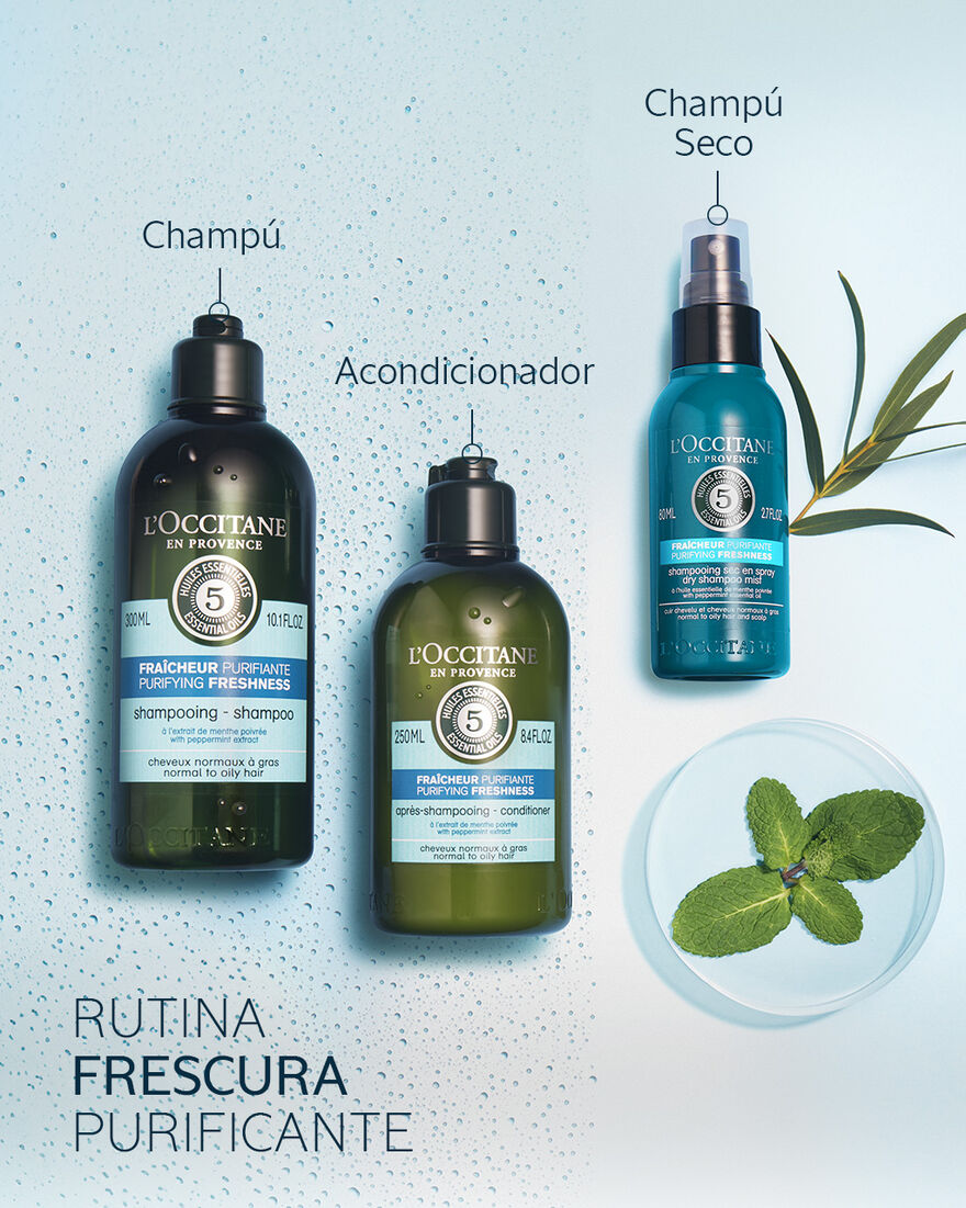 Vista 6/6 de Champ&uacute; Seco en Spray Frescor Revitalizante Aromacolog&iacute;a, , RECT